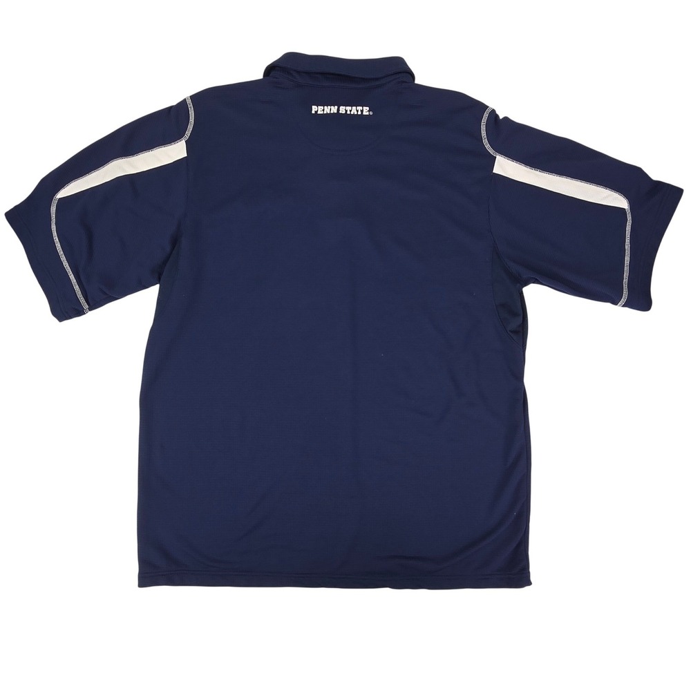 Nike Penn State Nittany Lions Polo Shirt Mens XL Navy Blue NikeFIT Team NCAA PSU - Picture 3 of 6